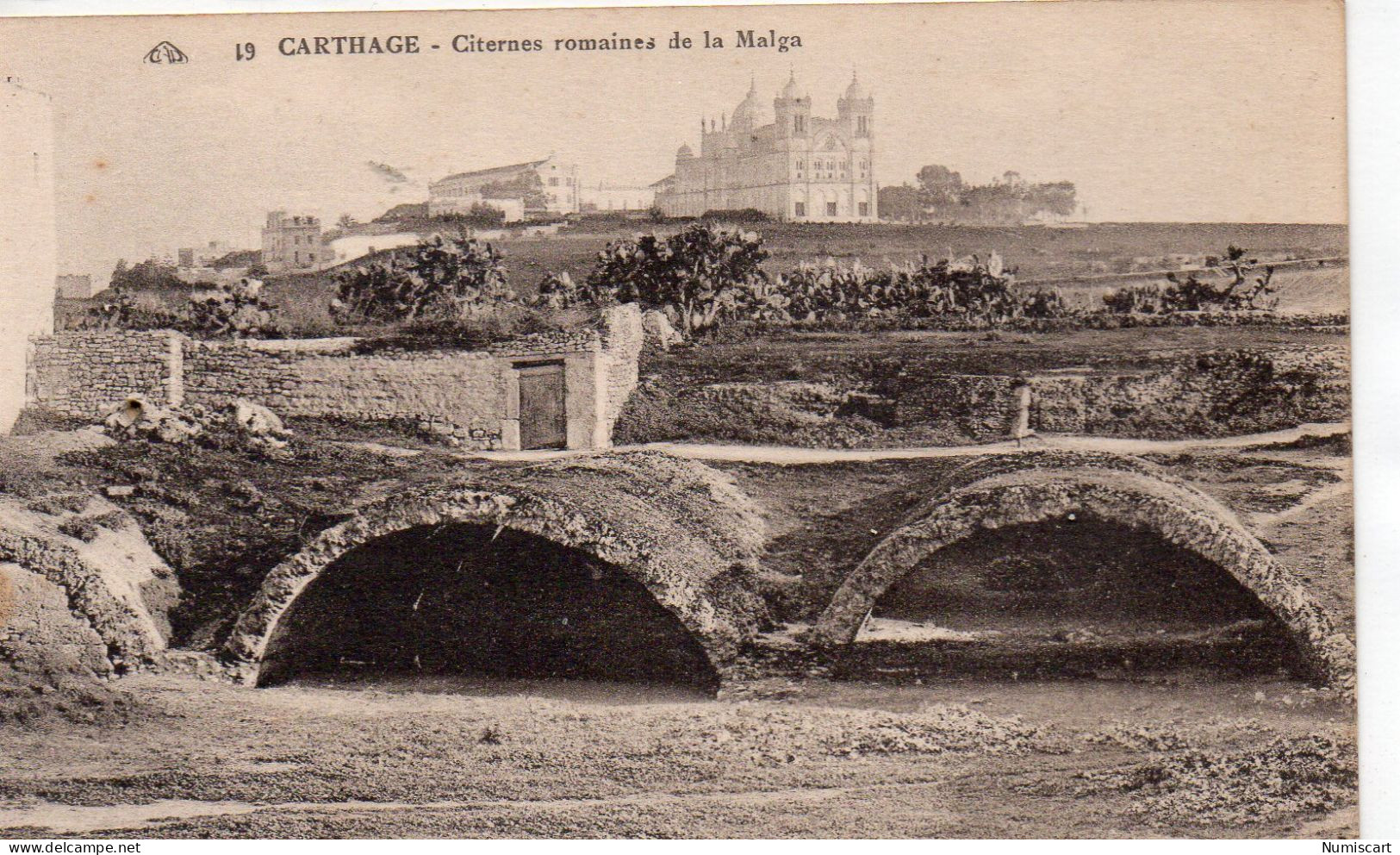 Carthage Citernes Romaines De La Malga - Tunisie