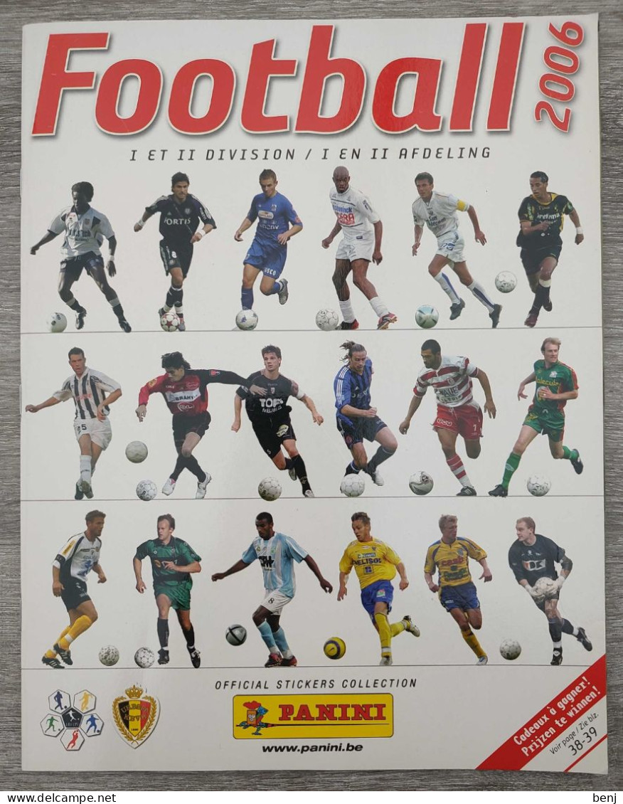 Album Panini (vide) Football 2006 Belgique - French Edition