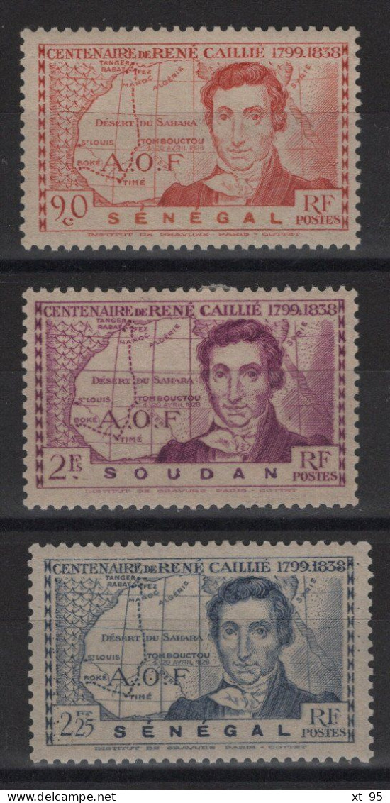 Senegal - N°150 à 152 - * Neufs Avec Trace De Charniere - Cote 6€ - Unused Stamps