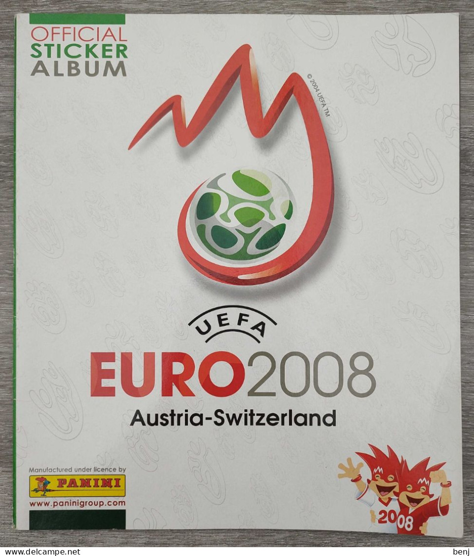 Album Panini (vide) UEFA Euro 2008 Austria-Switzerland - Französische Ausgabe