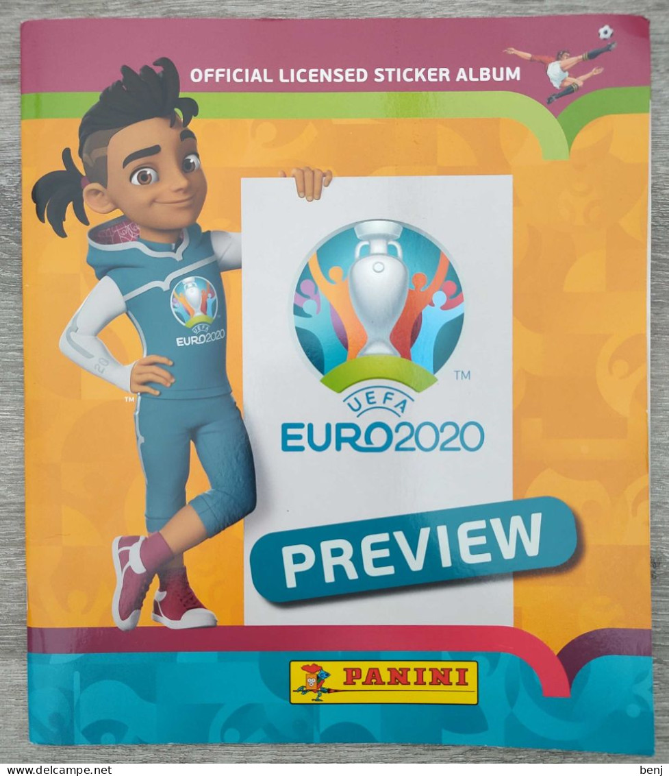 Album Panini (vide) UEFA Euro 2020 Preview - Französische Ausgabe