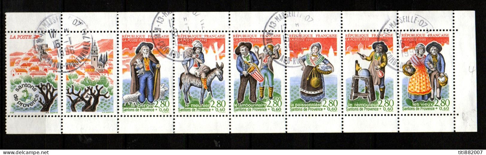 FRANCE    -   1995.   Y&T N° BC 2982 Oblitérés. Santons De Provence. - Used Stamps