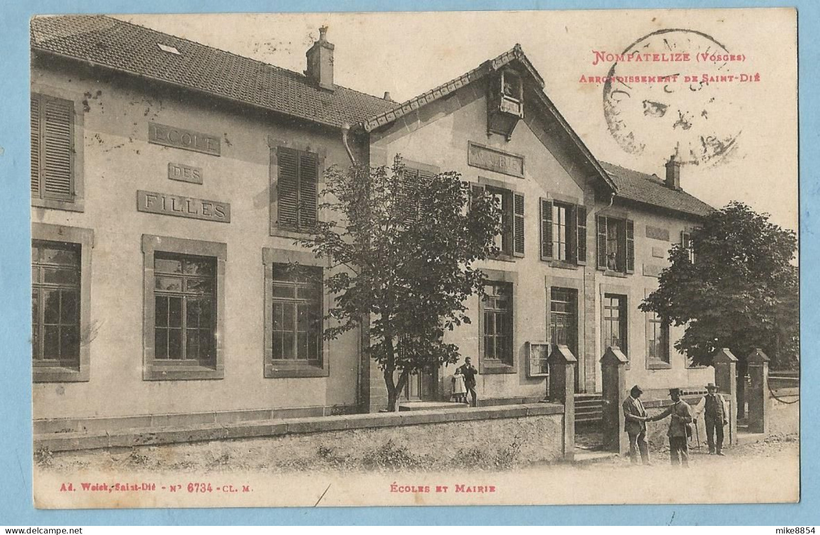 TH0434  CPA  NOMPATELIZE (Vosges) Arrondissement De Saint-Dié  -  ECOLES ET MAIRIE  ++++++++++++++++ - Other & Unclassified