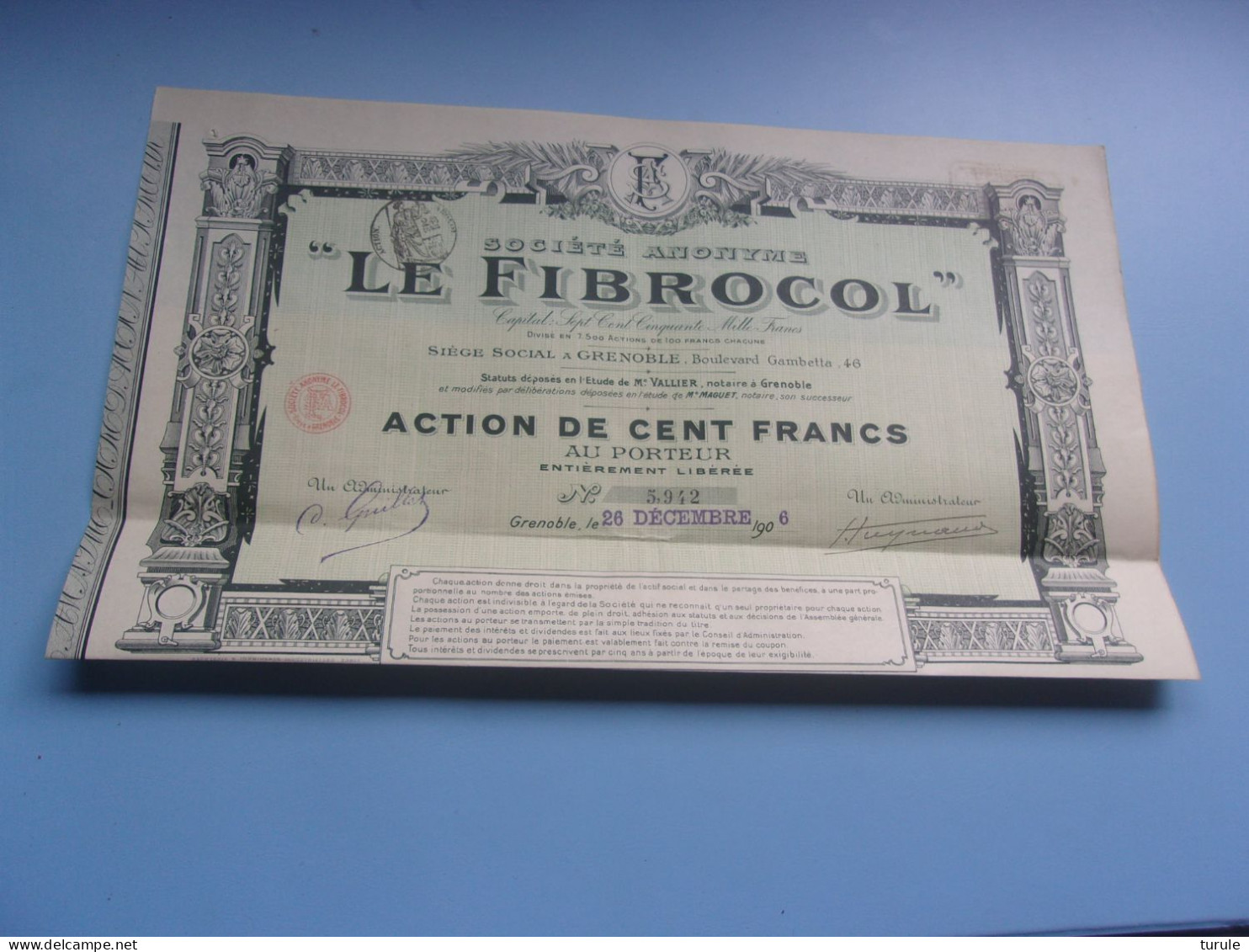 LE FIBROCOL (grenoble ISERE) - Other & Unclassified