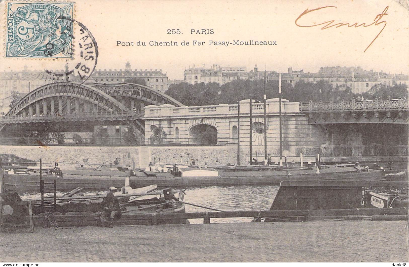 PARIS - Pont Du Chemin De Fer Passy Moulineaux - Arrondissement: 16