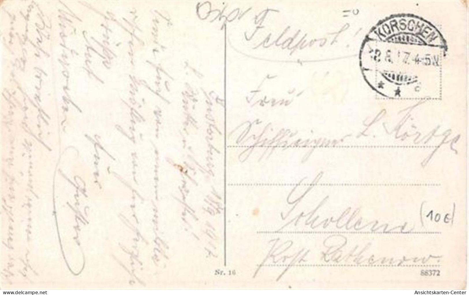 39115311 - Insterburg / Tschernjachowsk Partie Am Schlossteich. 1917 Feldpost Gute Erhaltung. - Ostpreussen