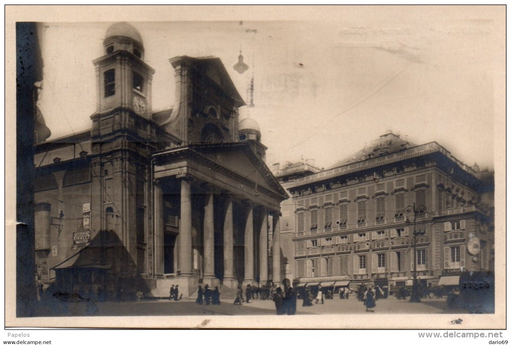 1928 GENOVA - CHIESA E PIAZZA  DELL'ANNUNZIATA - Genova (Genoa)