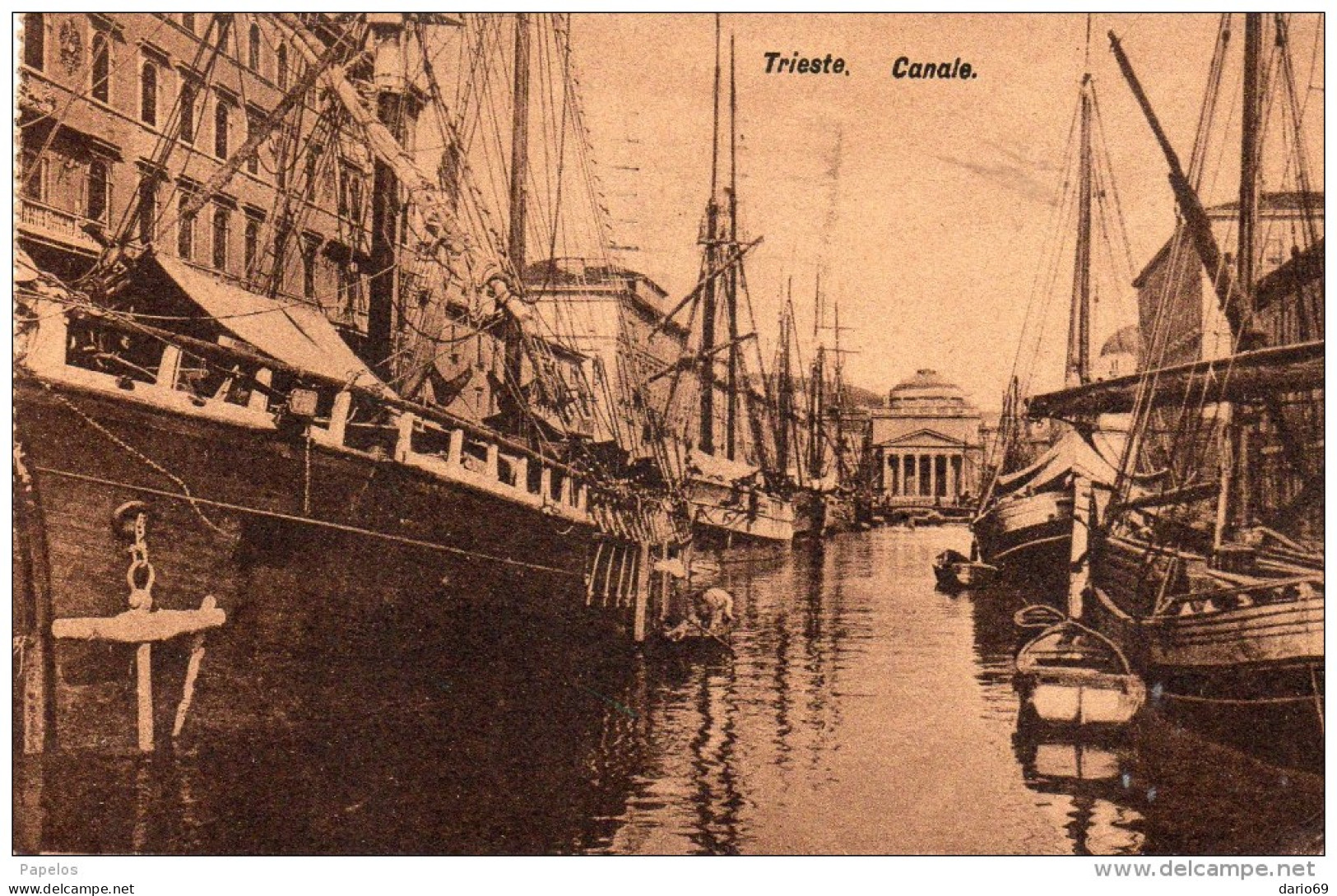 1922 CARTOLINA TRIESTE - CANALE - Trieste