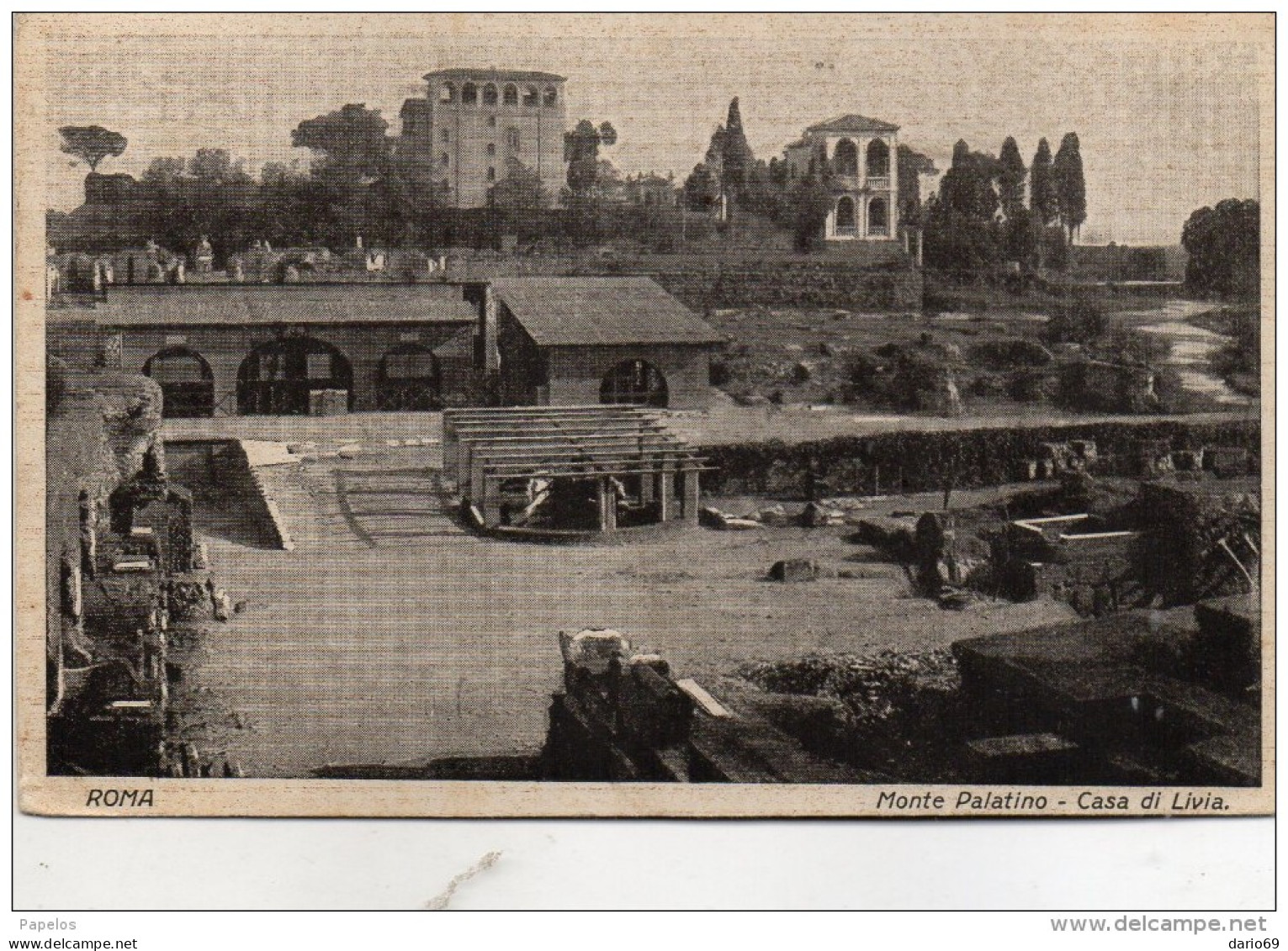 1928 ROMA - MONTE PALATINO - CASA DI LIVIA - Andere Monumente & Gebäude