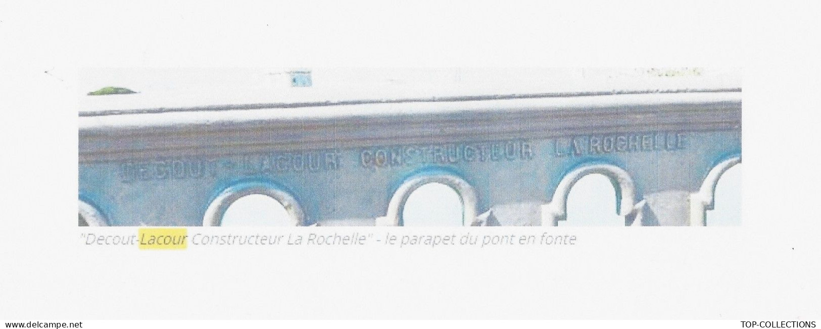 NAVIGATION CONSTRUCTION  1895 ATELIERS  CHANTIERS MARITIMES LA ROCHELLE LA PALLICE LACOUR  => Saugeras Chantonnay Vendée - 1800 – 1899