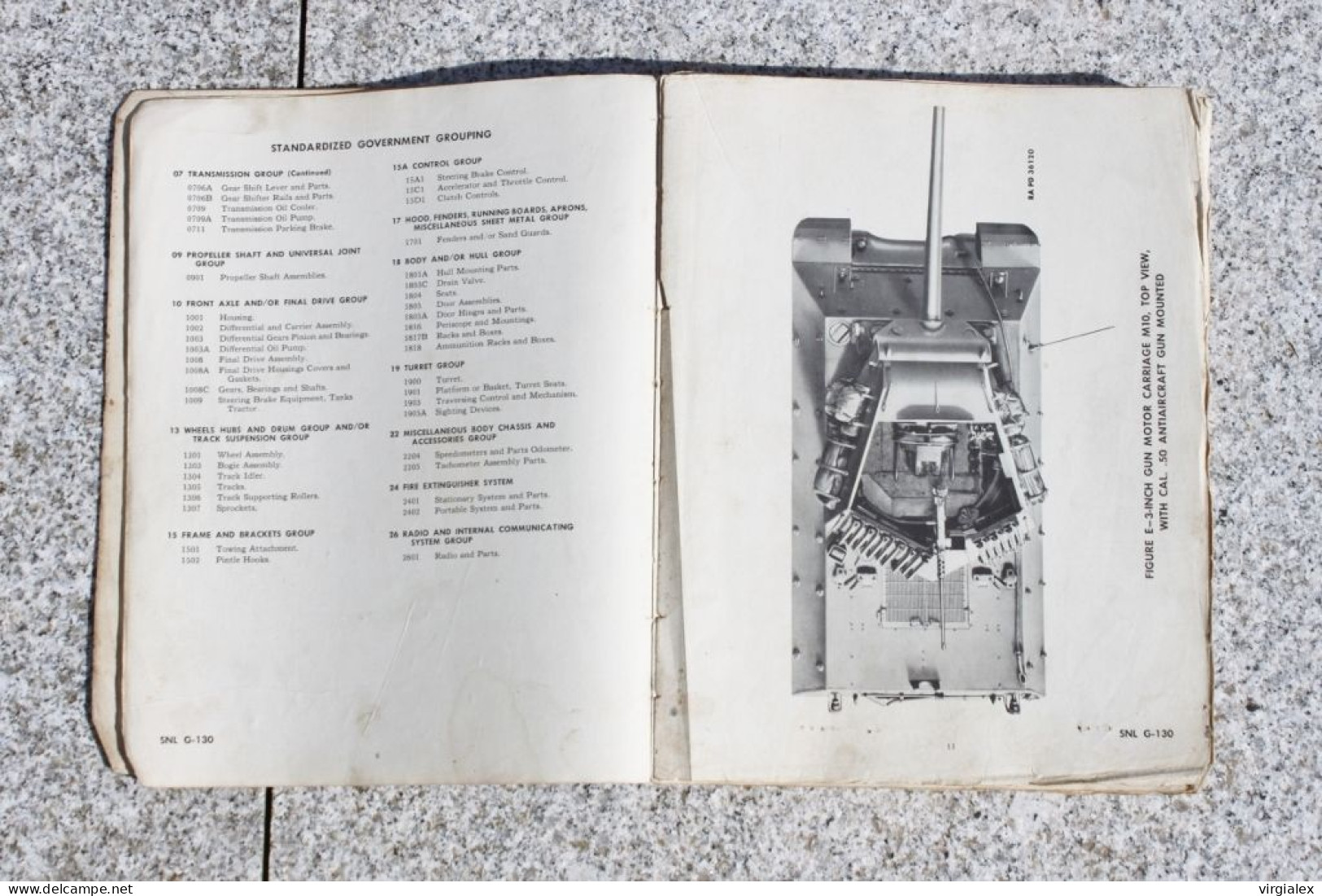 Catalogue US 1943 Mécanique Pièces Détachées Chasseur Chars Américain M10 Wolverine Tank Destroyer Blindé Militaria Ww2 - Etats-Unis