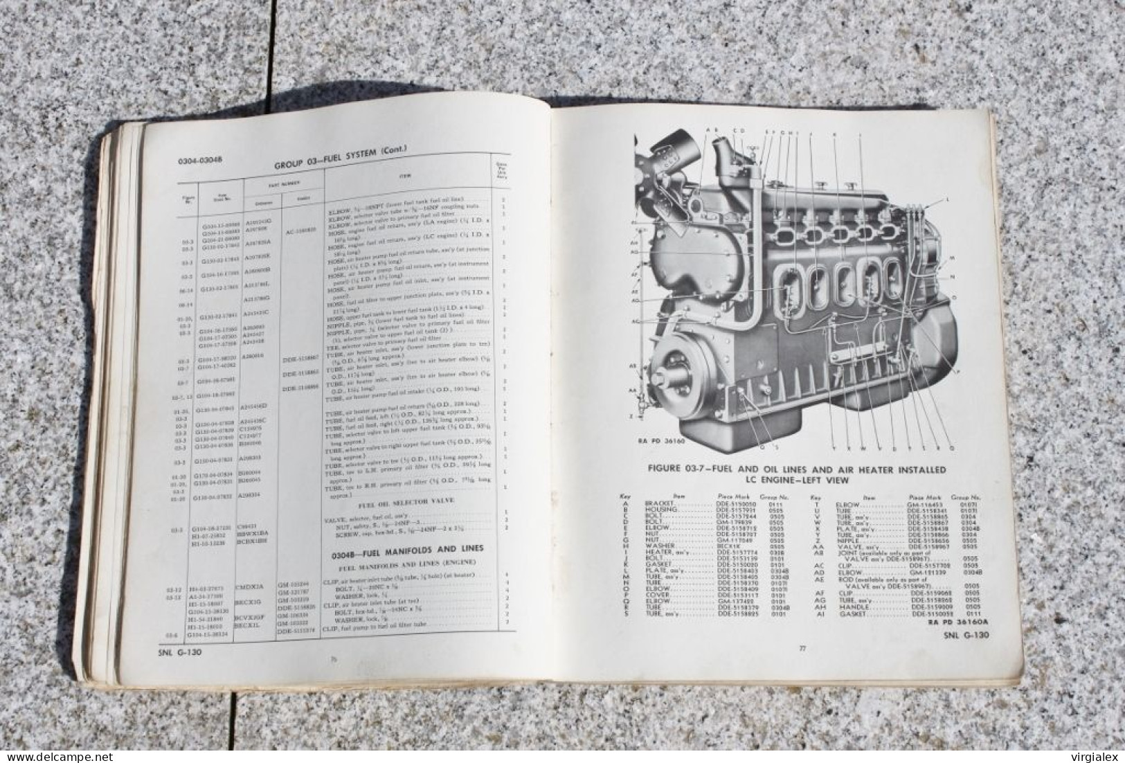 Catalogue US 1943 Mécanique pièces détachées Chasseur Chars Américain M10 Wolverine Tank Destroyer Blindé Militaria ww2
