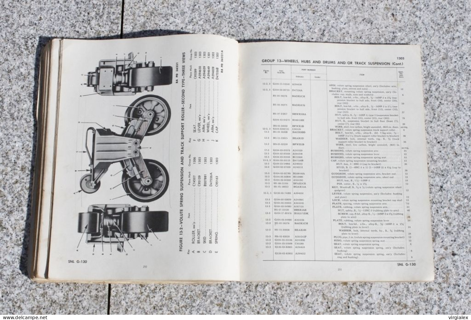 Catalogue US 1943 Mécanique pièces détachées Chasseur Chars Américain M10 Wolverine Tank Destroyer Blindé Militaria ww2