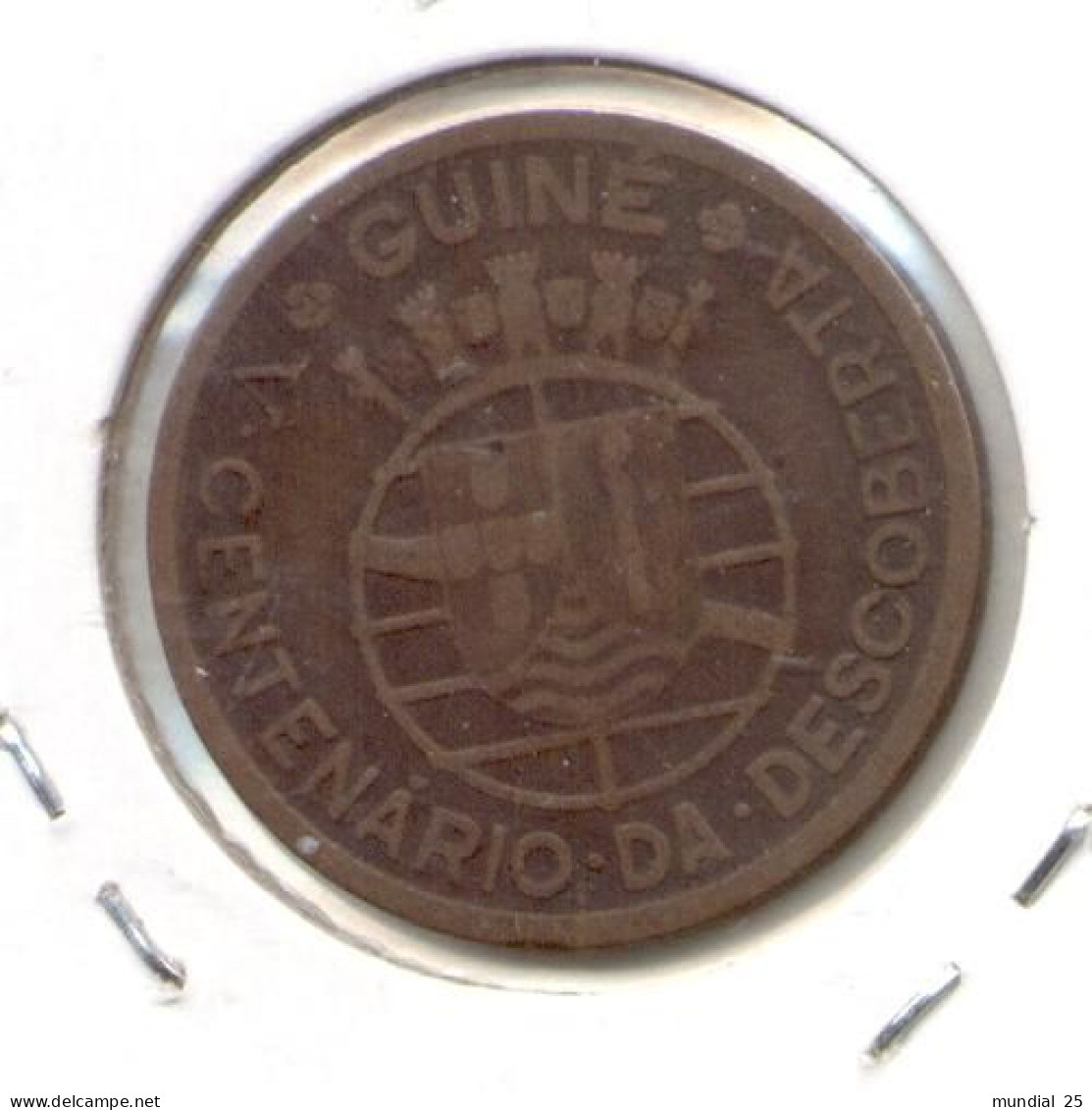 GUINEA-BISSAU PORTUGAL 50 CENTAVOS N/D (1946) - 500th ANNIVERSARY OF DISCOVERY - Guinea Bissau