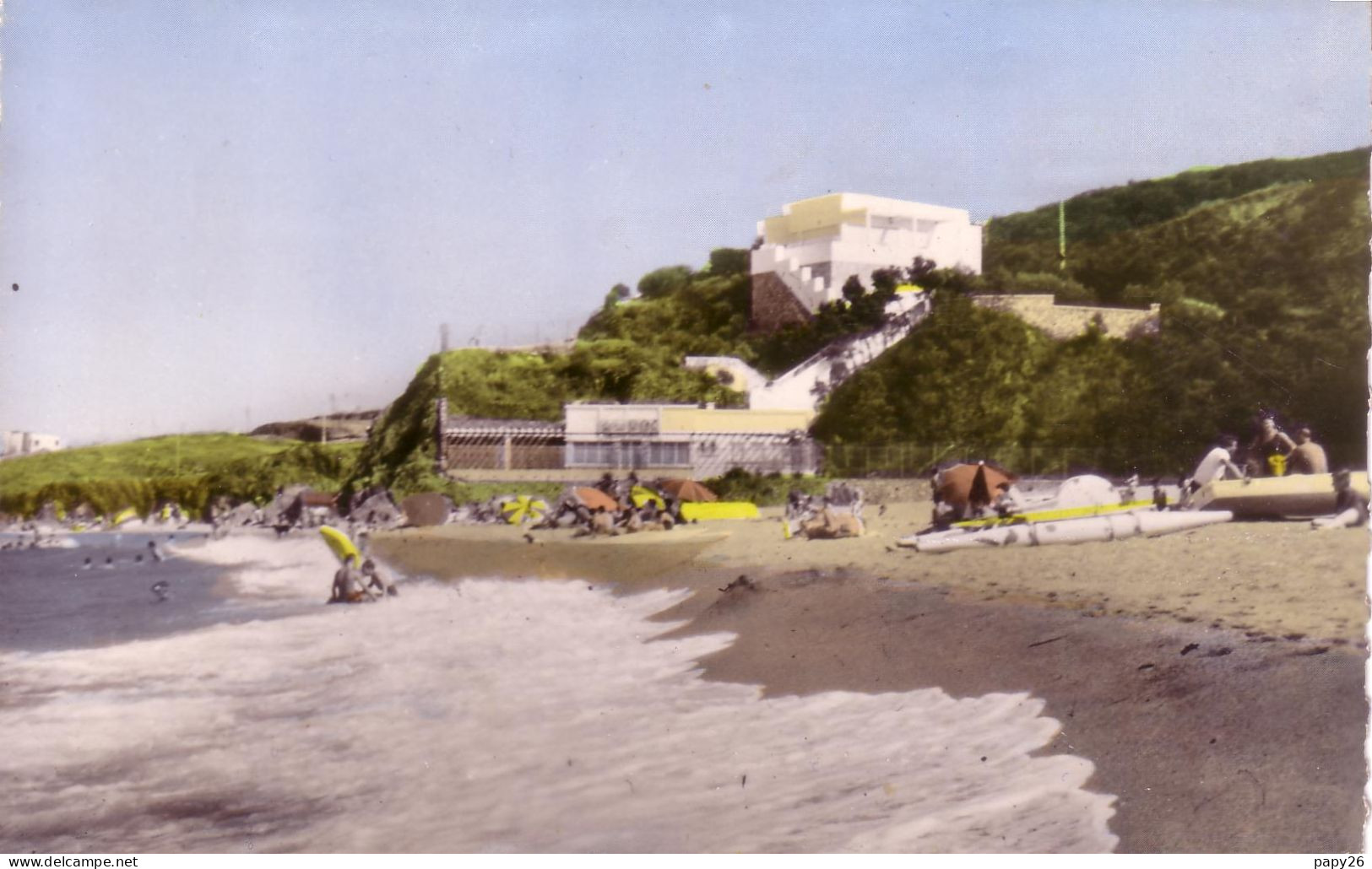 Cpsm  Argeles La Plage Du Tacou - Argeles Sur Mer