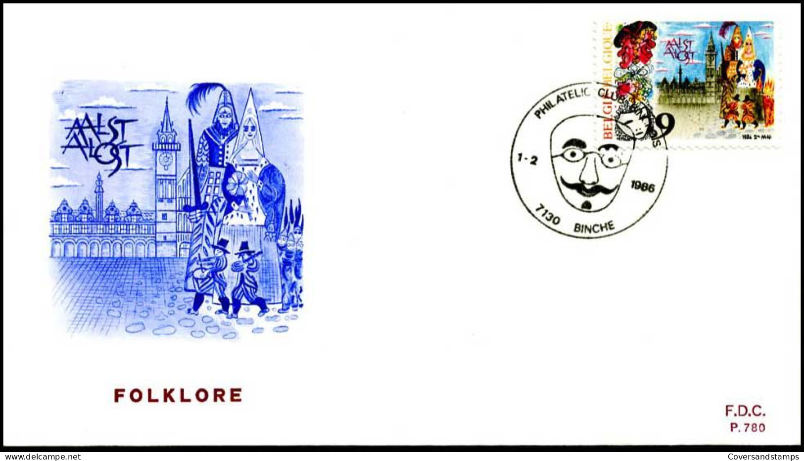 - 2200 - FDC - Folkloristische Uitgifte, Aalst - 1991-2000