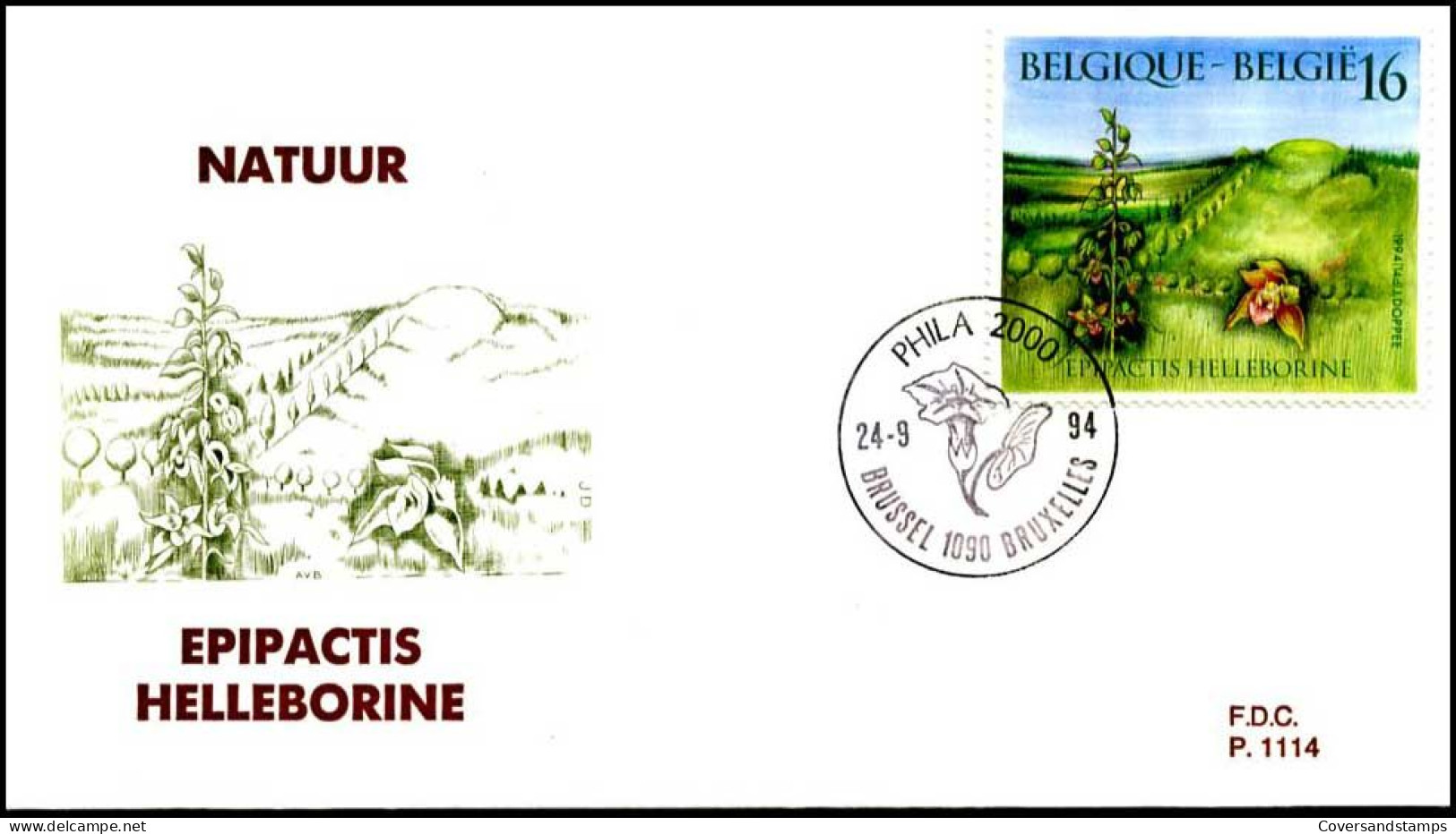 - 2575 - FDC - Natuur - Planten    - 1991-2000