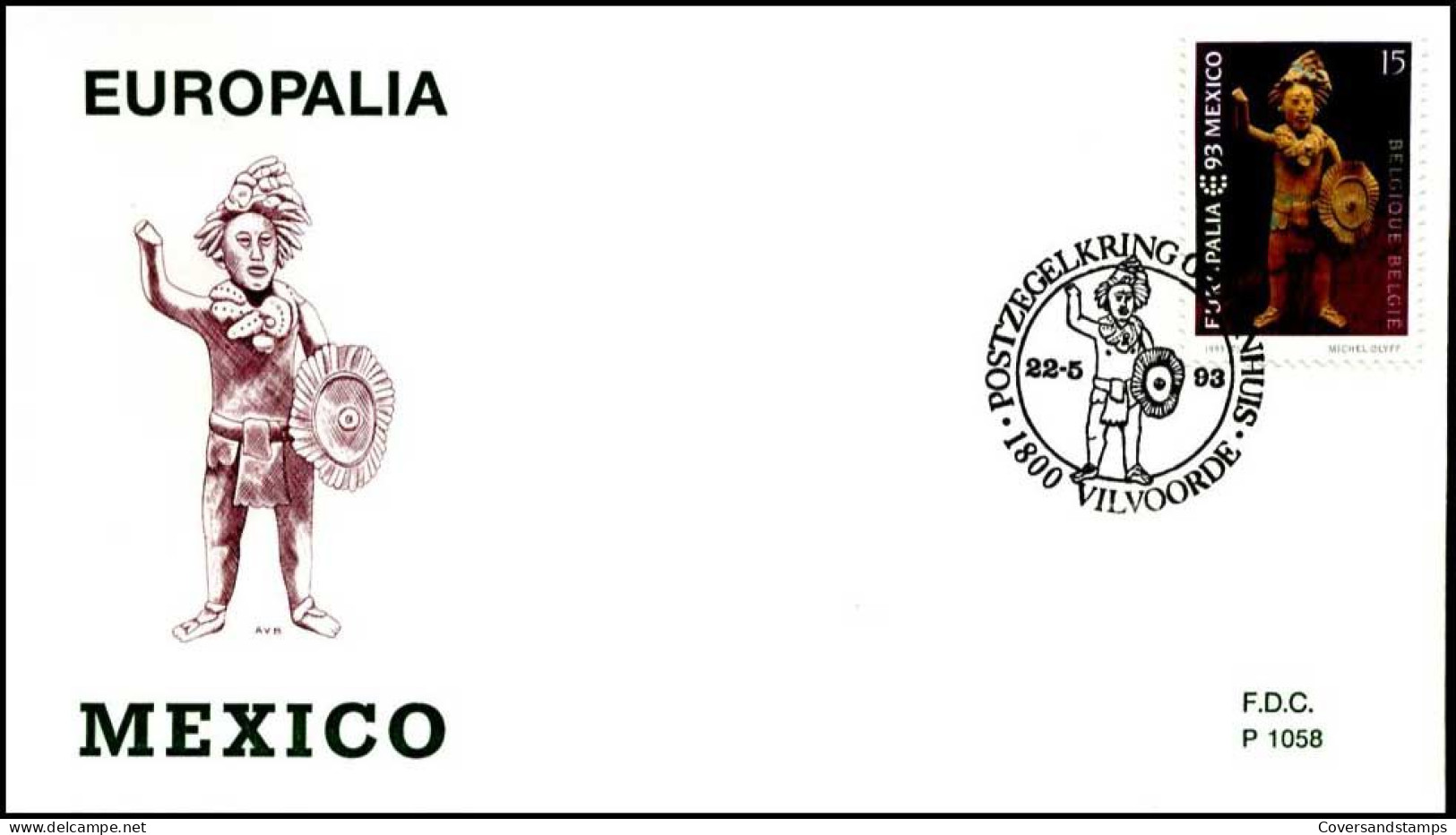 - 2508 - FDC - ""Europalia '93""    - 1991-2000