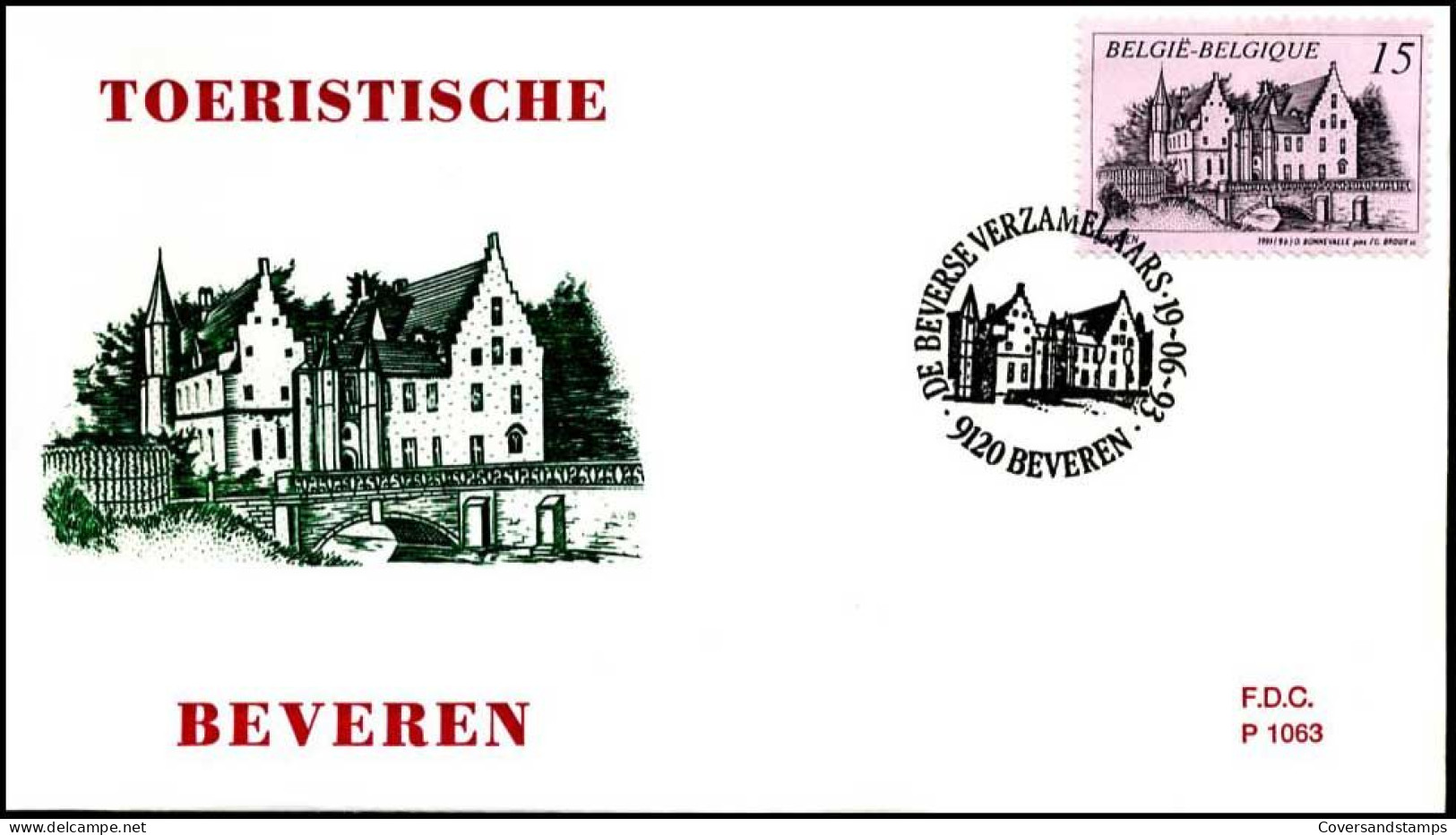 - 2513 - FDC - Toeristische Uitgifte    - 1991-2000