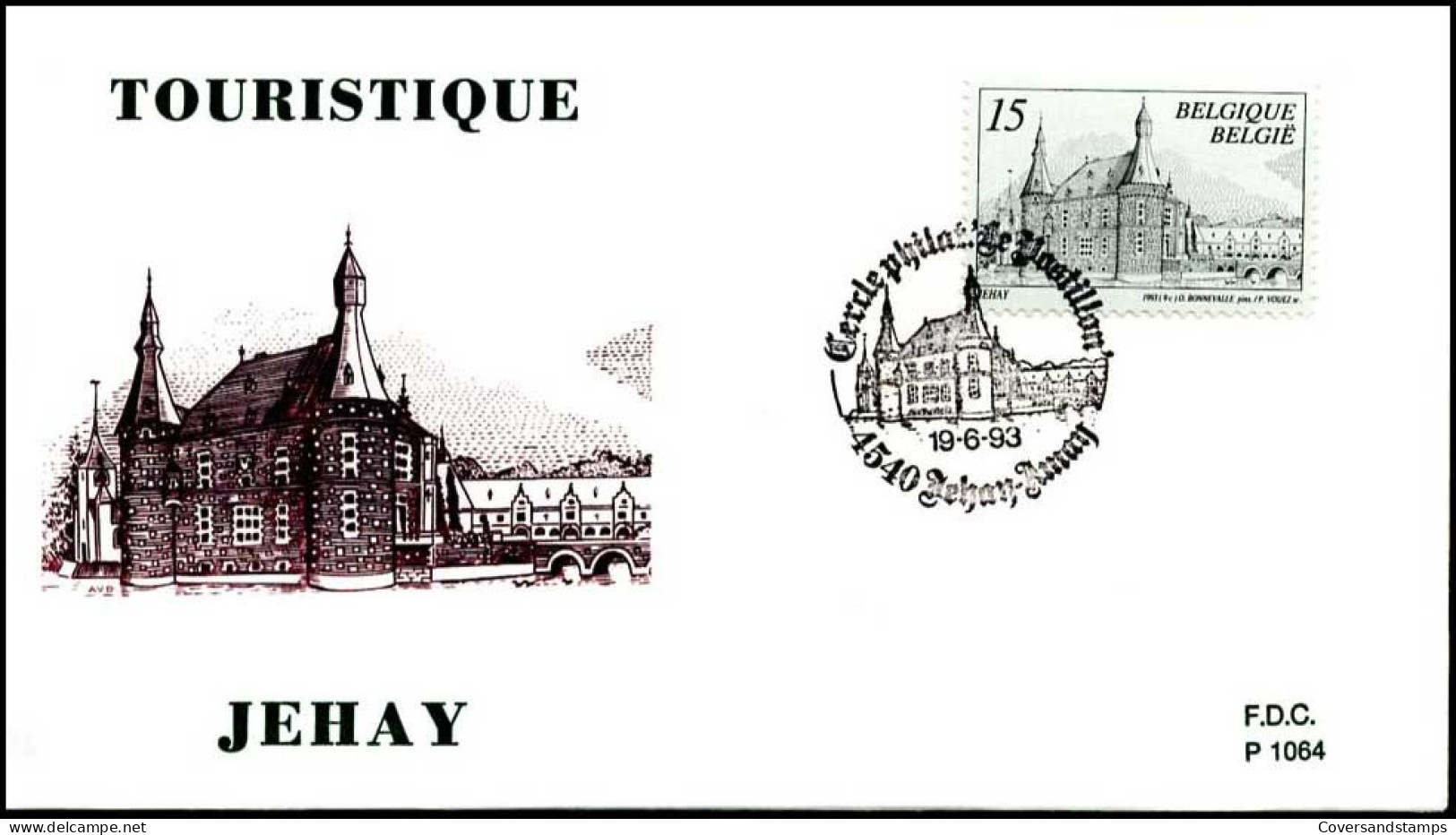 - 2514 - FDC - Toeristische Uitgifte    - 1991-2000