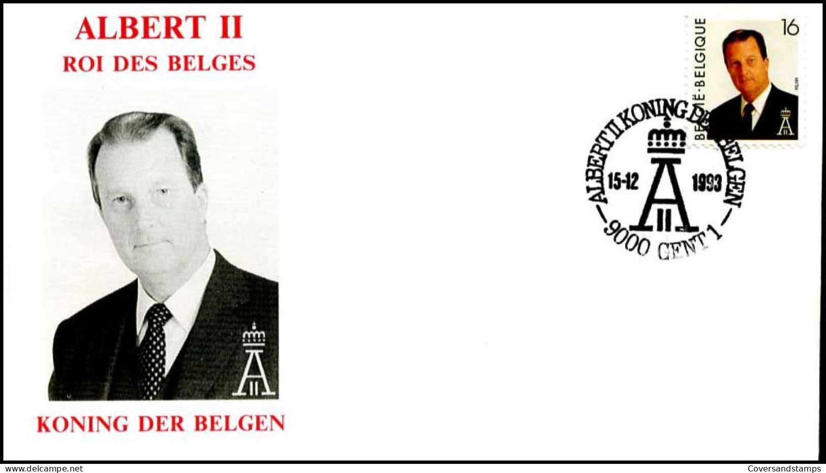 - 2532 - FDC - Koning Albert II   - 1991-2000