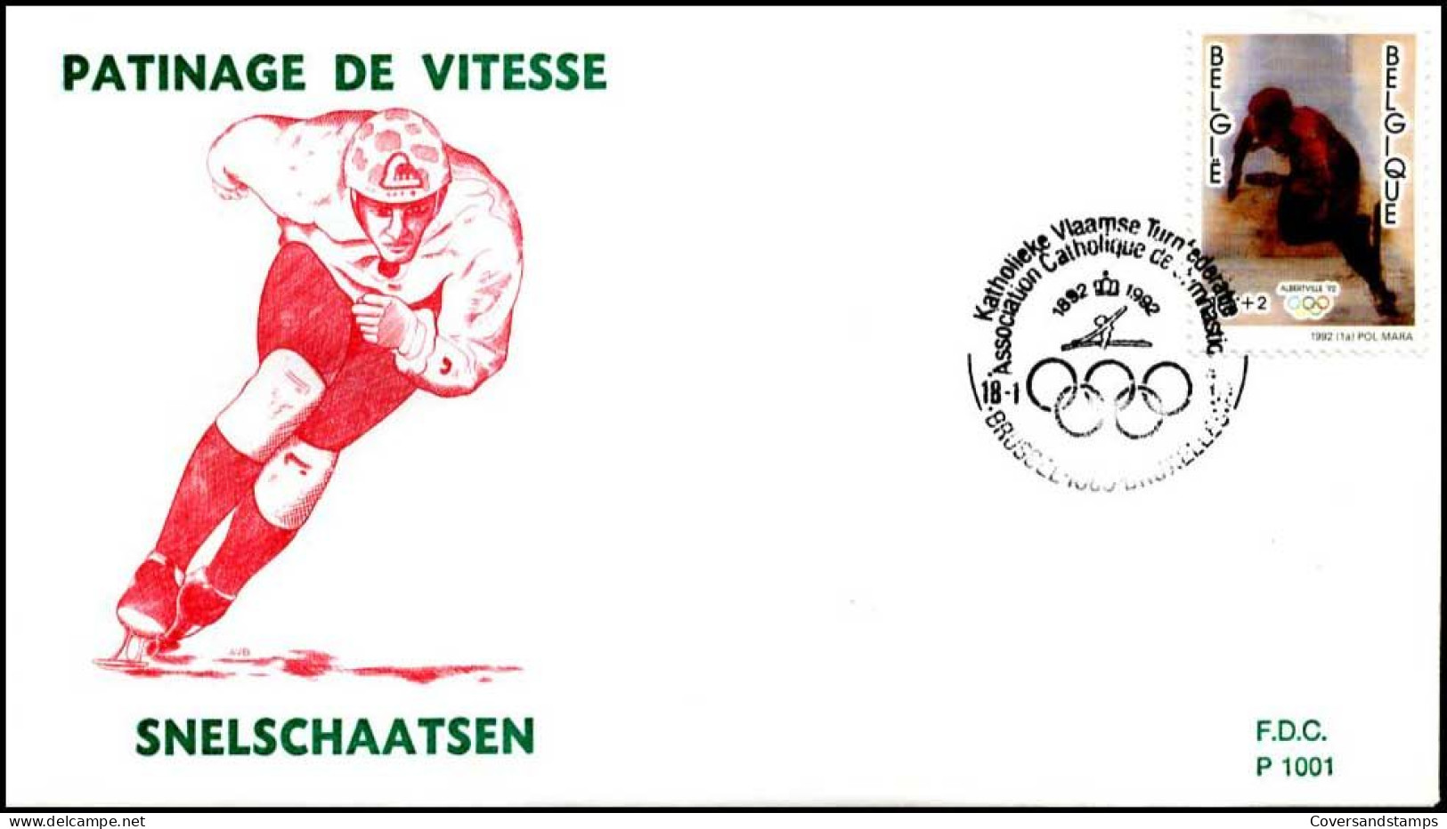 - 2439 - FDC - Olympische Spelen '92    - 1991-2000