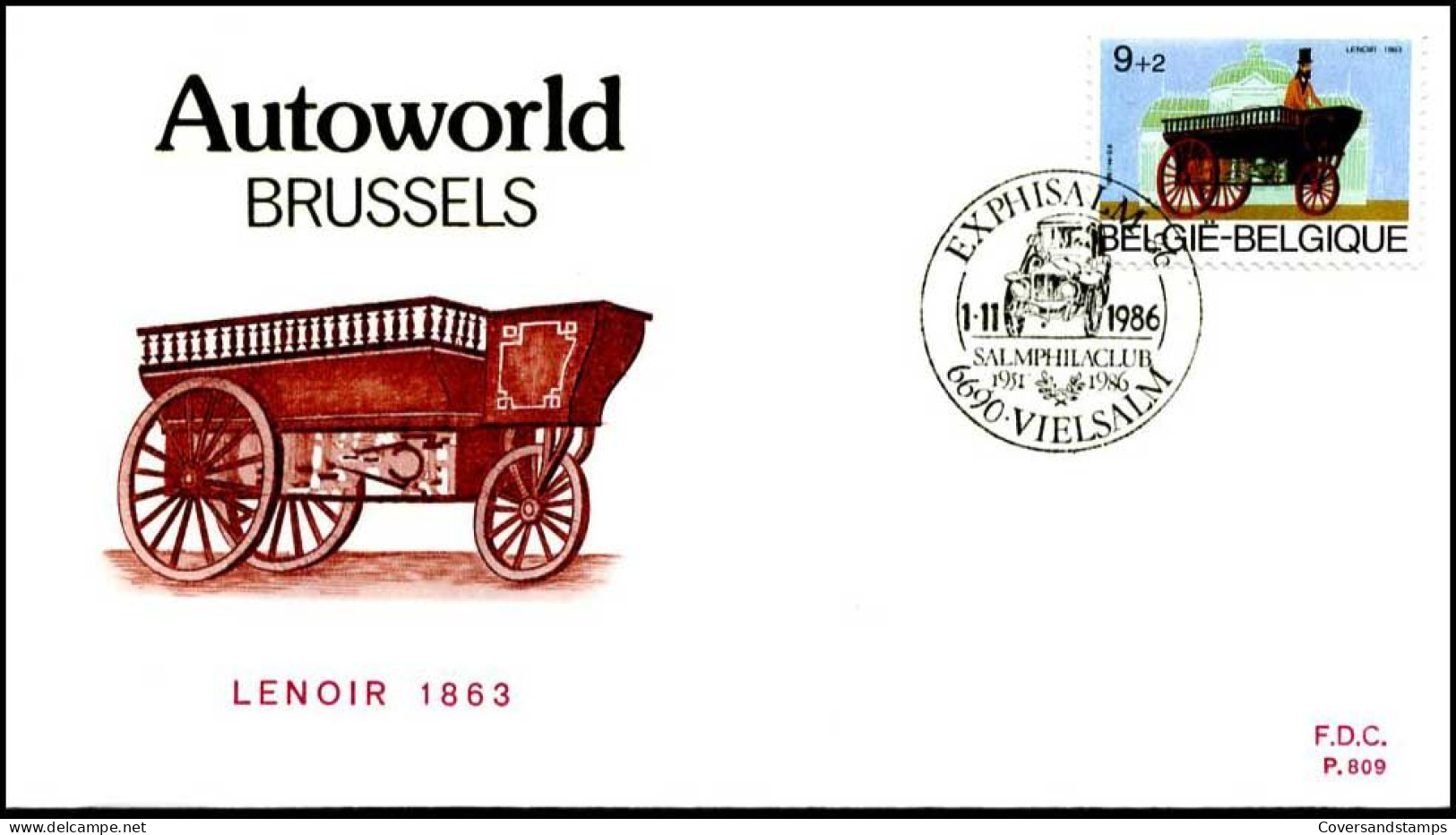 - 2232 - FDC - Solidariteit    - 1981-1990