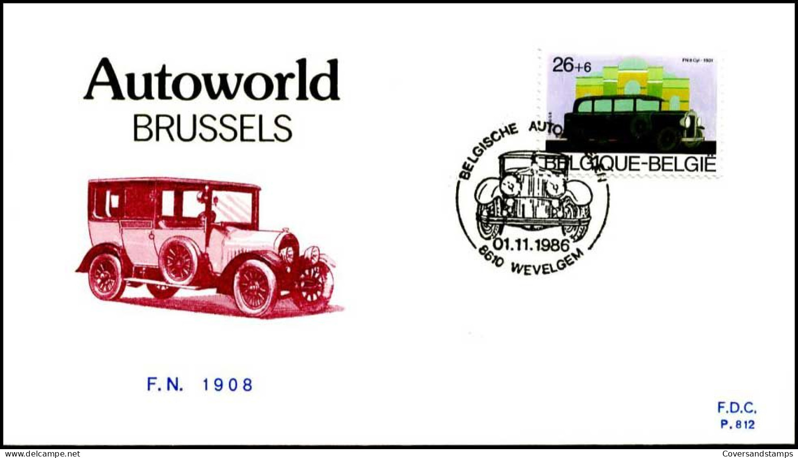 - 2235 - FDC - Solidariteit     - 1981-1990