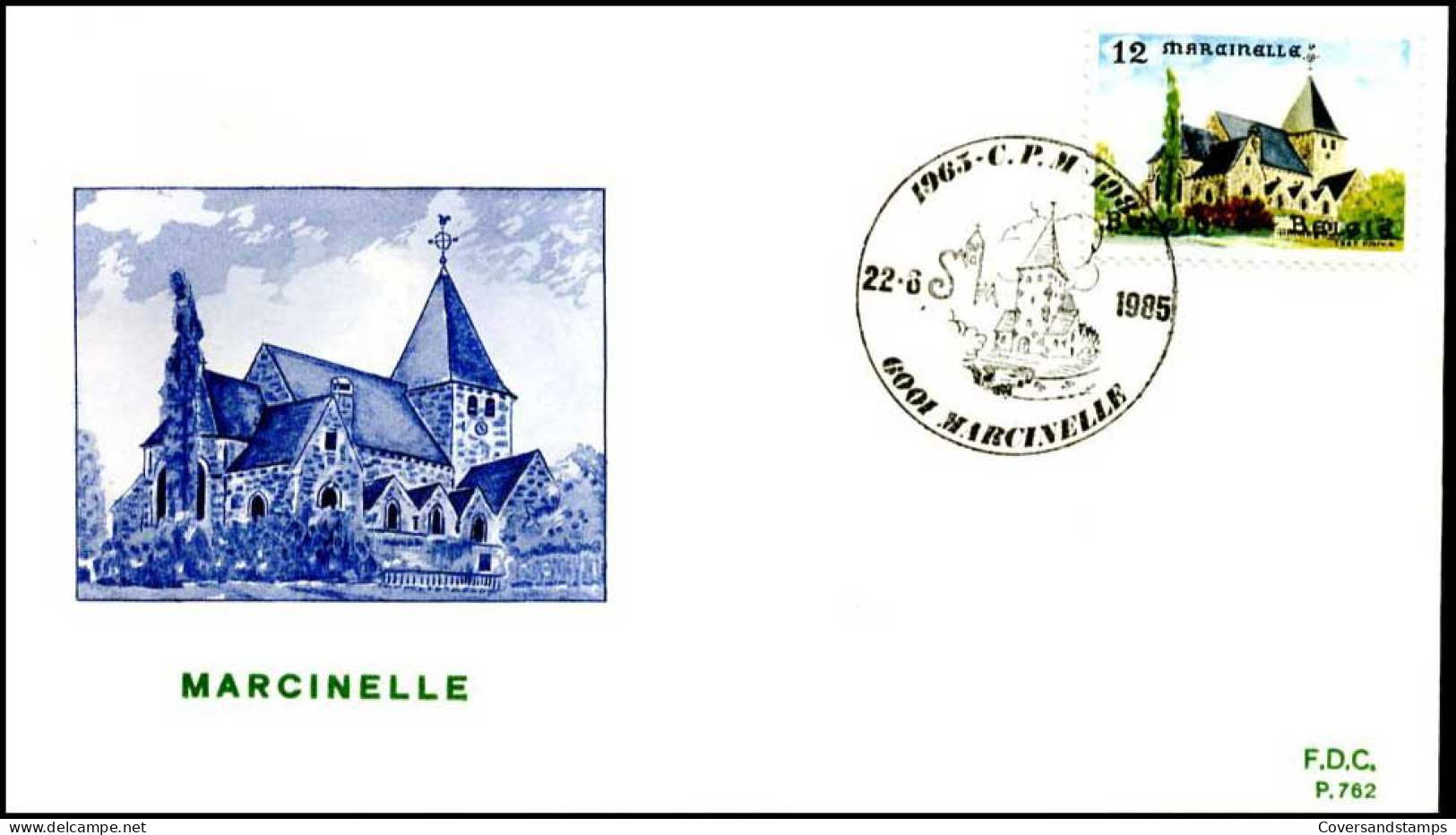 - 2180 - FDC - Toeristische Uitgifte    - 1981-1990