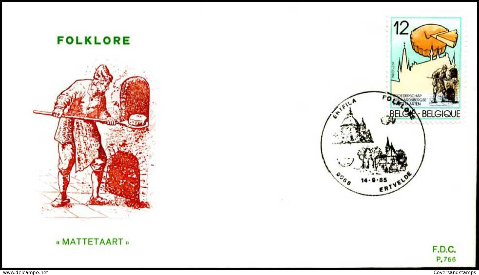 - 2184 - FDC - Folkloristische Uitgifte    - 1981-1990