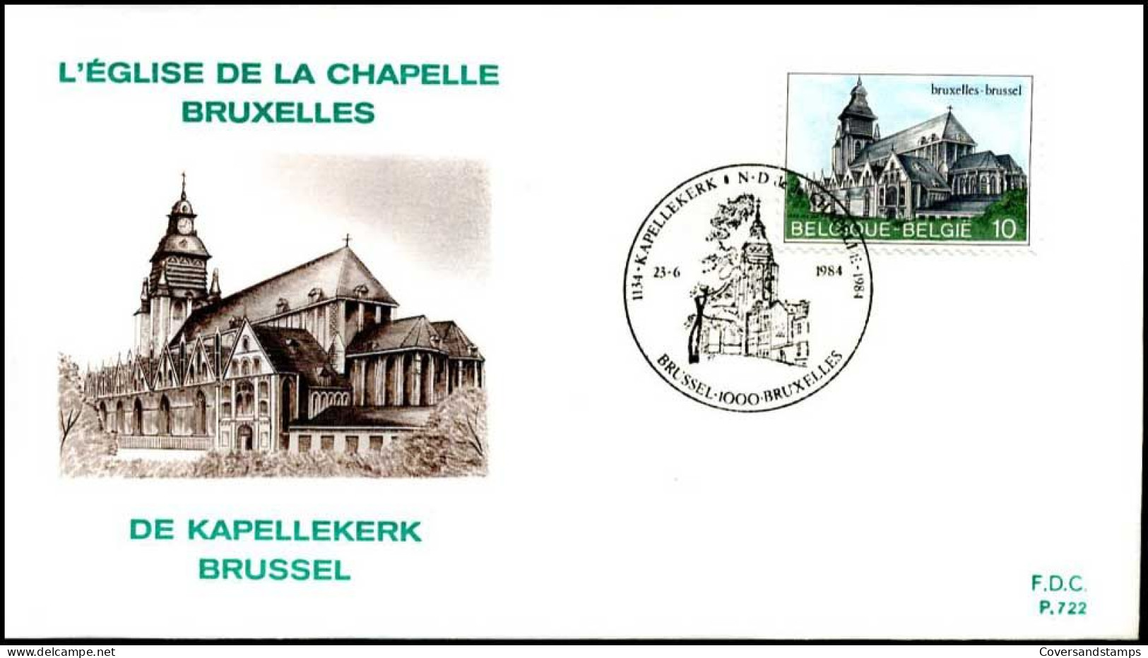 - 2138 - FDC - Toeristische Uitgifte    - 1981-1990