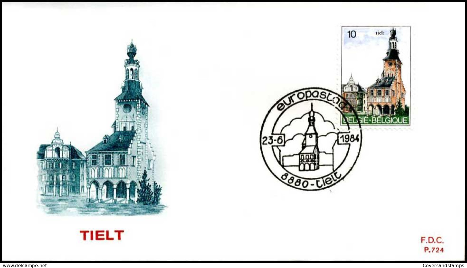 - 2139 - FDC - Toeristische Uitgifte    - 1981-1990