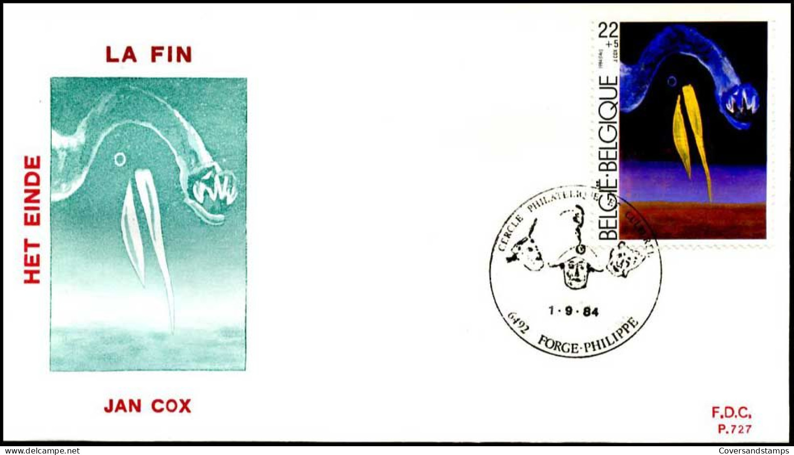 - 2143 - FDC - Culturele Uitgifte    - 1981-1990