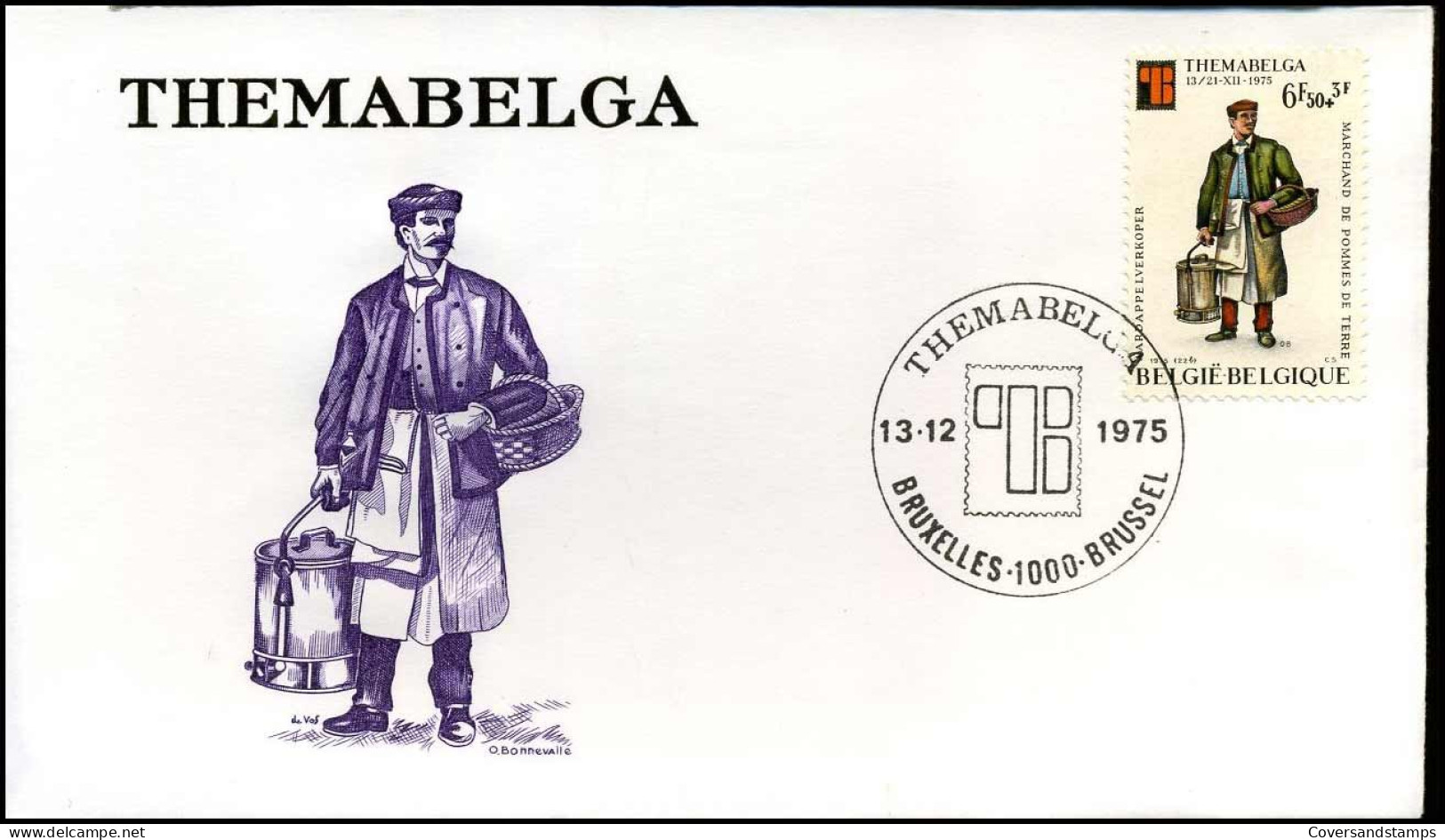 België - FDC - 1789/94 Themabelga - Stempel : Bruxelles-Brussel - 1971-1980