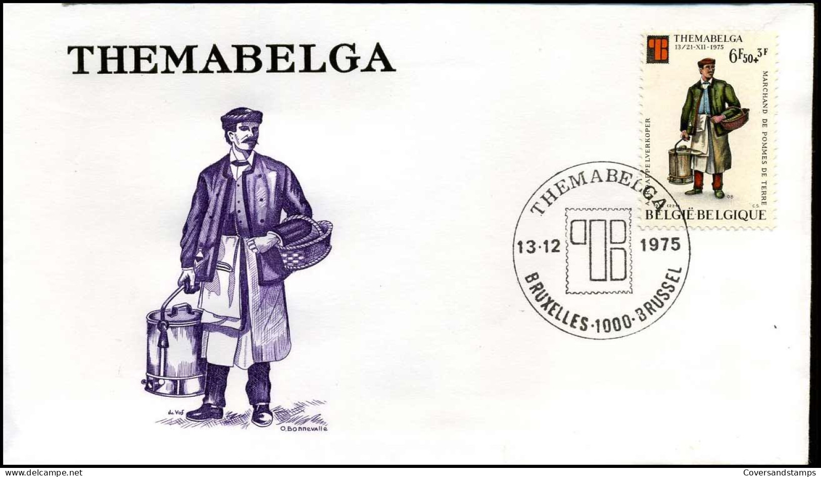 België - FDC - 1789/94 Themabelga - Stempel : Bruxelles-Brussel - 1971-1980