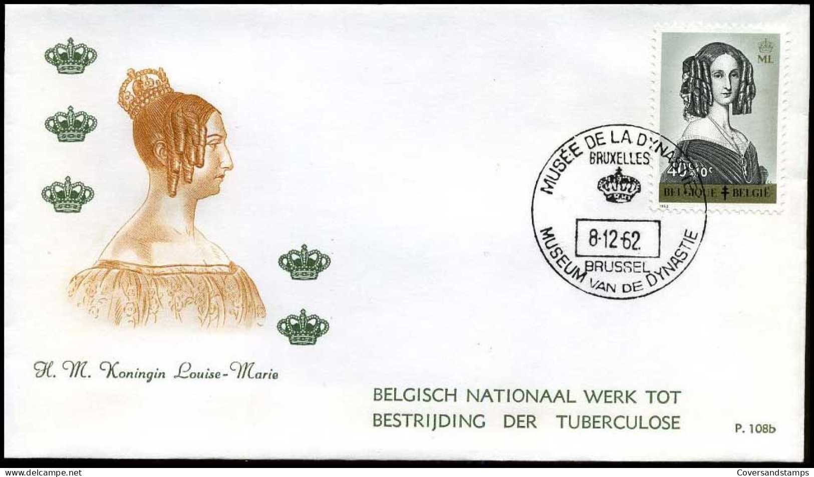 België - FDC -1233/38 Tuberculosebestrijding, Koninginnen Van België -- Stempel : Bruxelles-Brussel - 1961-1970