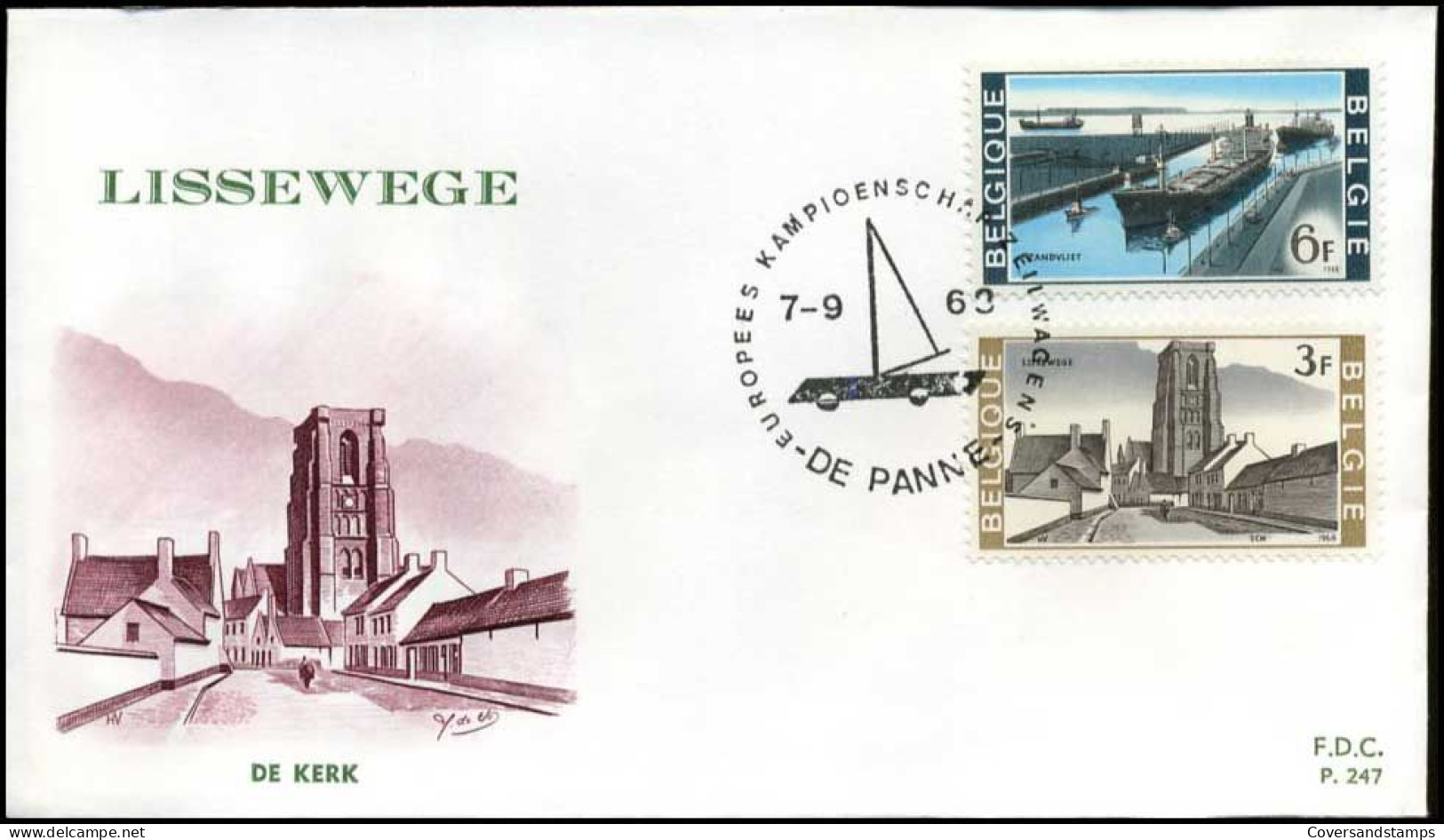 België - FDC -1466/69 - Nationaal Belang -- Stempel  : De Panne - 1961-1970