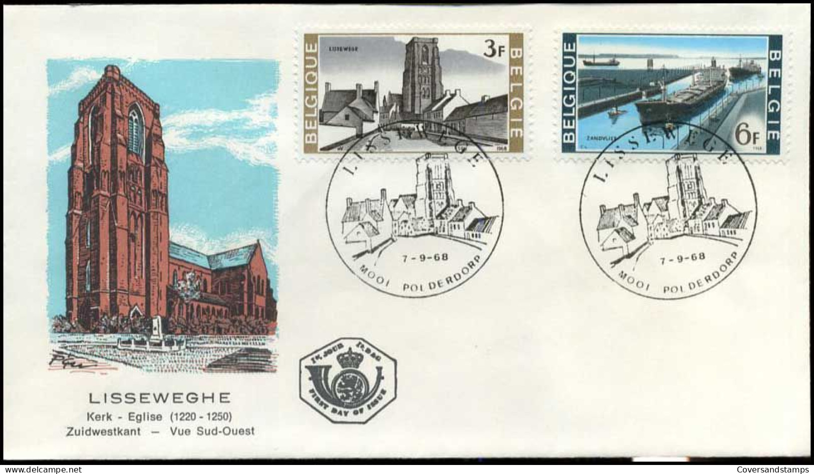 België - FDC -1466/69 - Nationaal Belang -- Stempel  : Lissenwege - 1961-1970