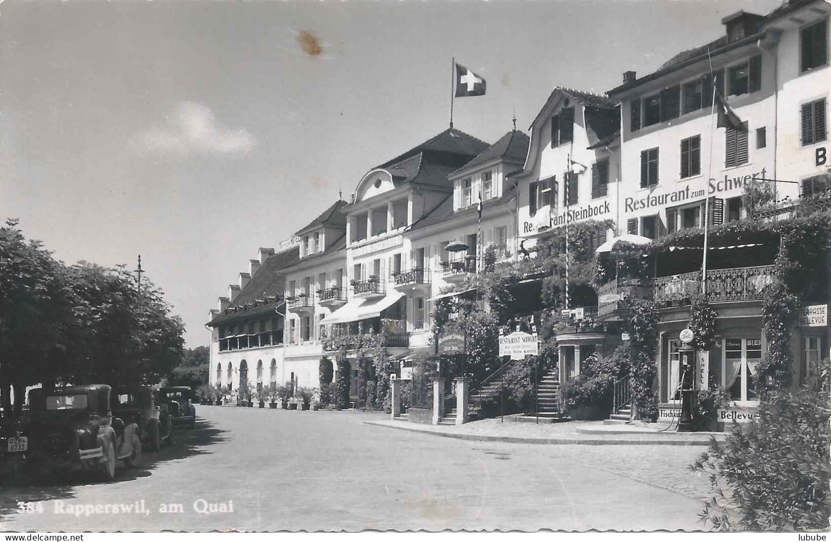 Rapperswil - Am Quai, Restaurant Steinbock, Zum Schwert      1944 - Rapperswil-Jona