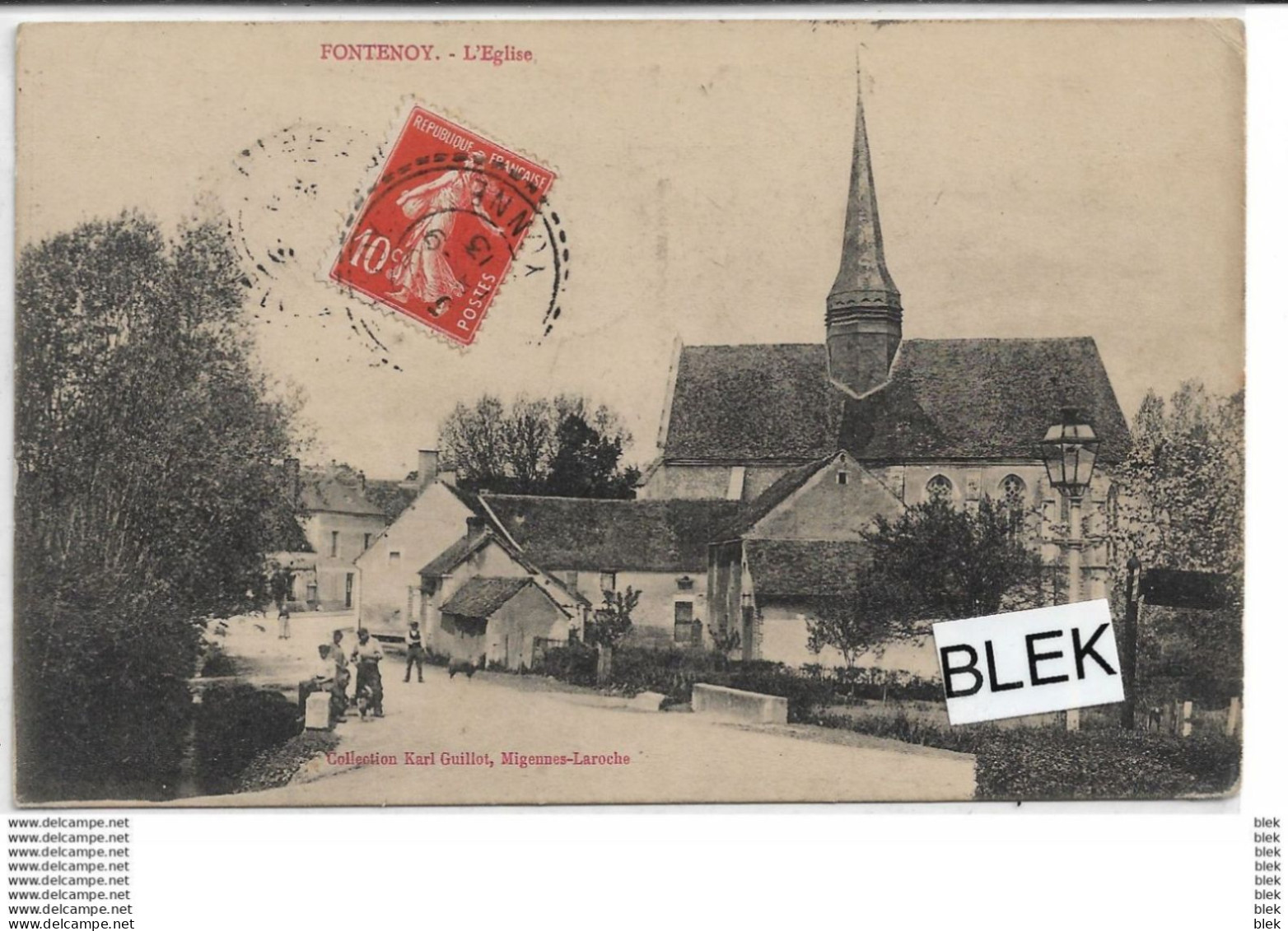 89 . Yonne .   Fontenoy : L ' église . - Other & Unclassified
