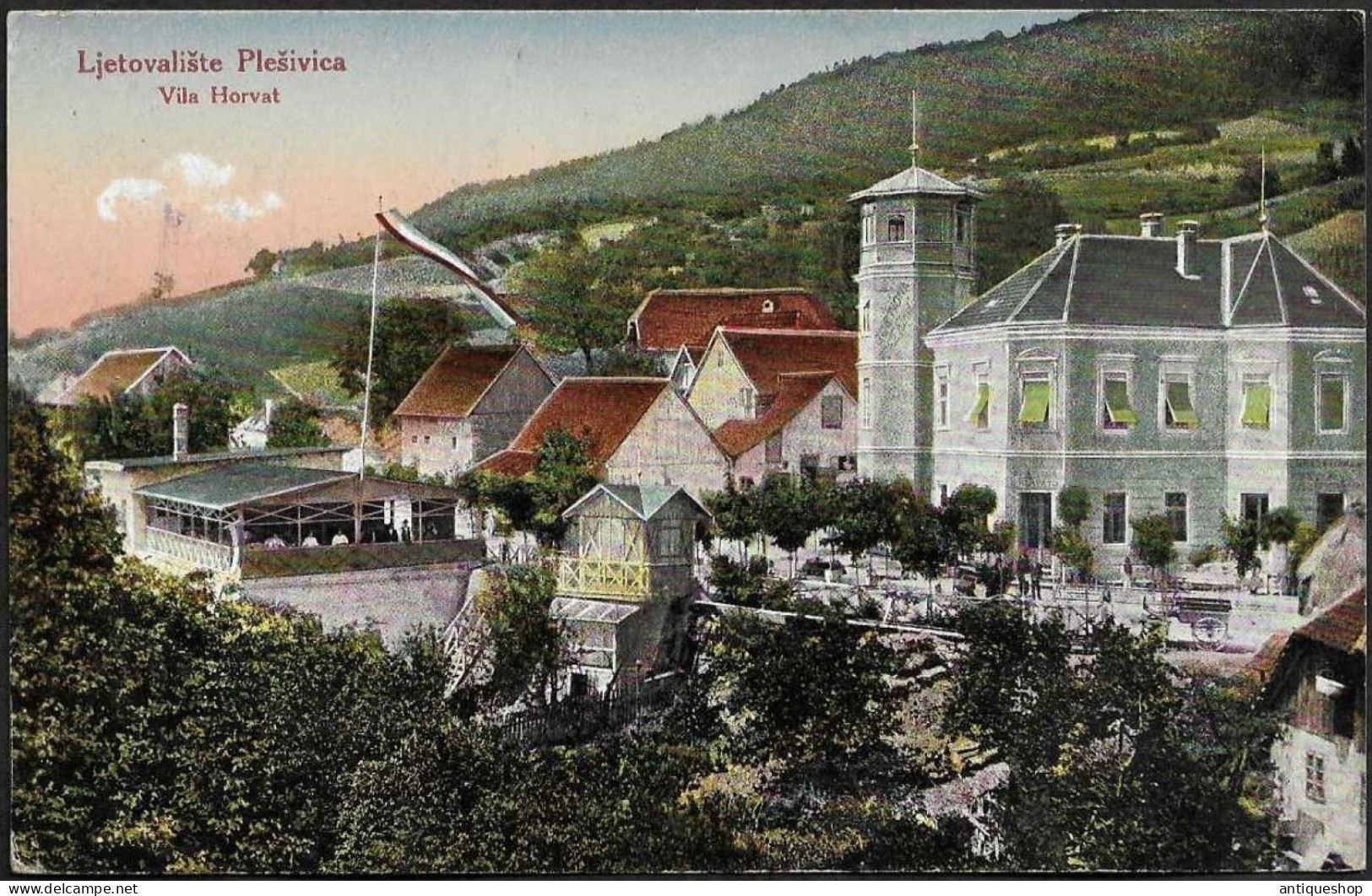 Croatia-----Ljetovaliste Plesivica-----old Postcard - Kroatië