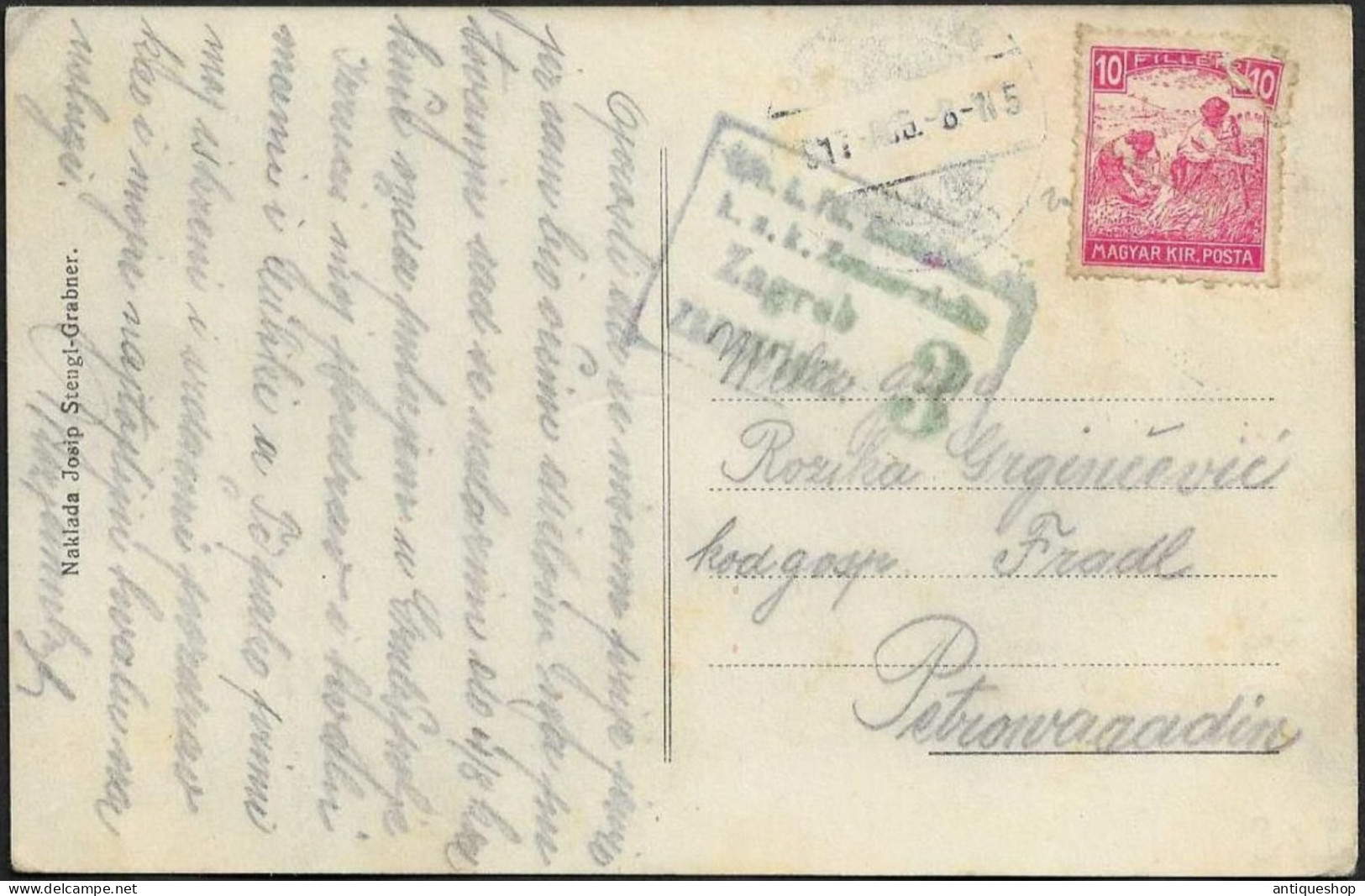 Croatia-----Jastrebarsko-----old Postcard - Croatia