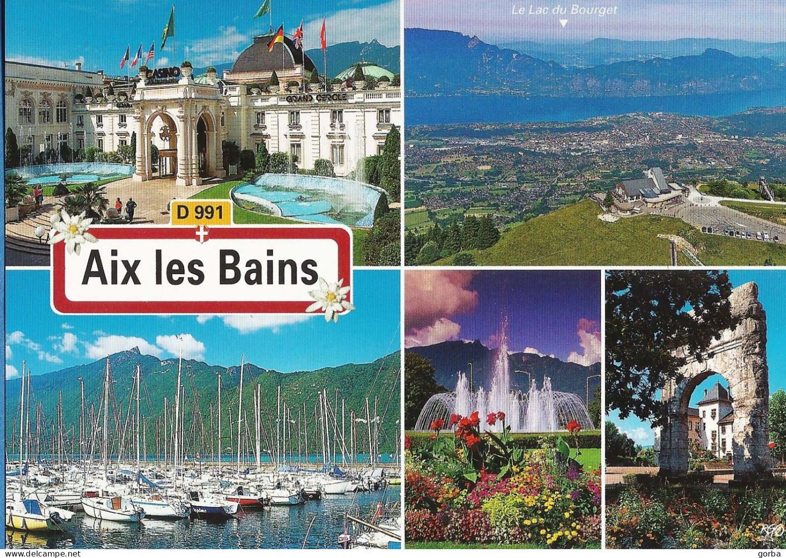 *CPM - 73 - AIX LES BAINS - Multivue - Aix Les Bains