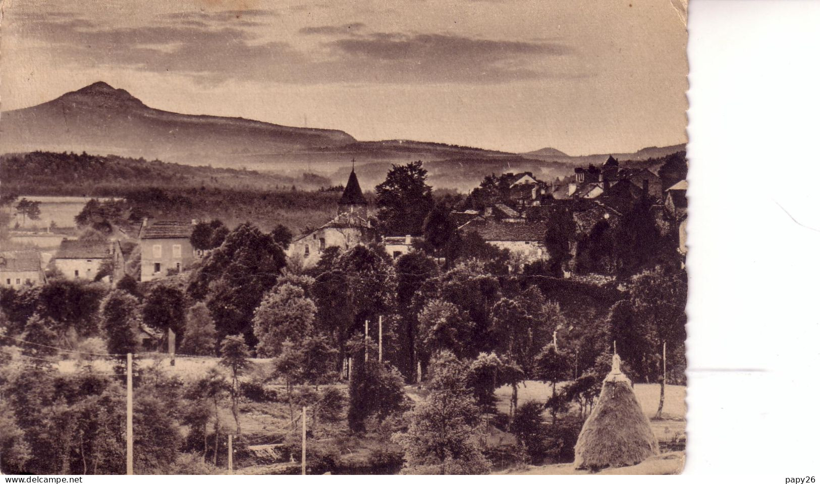 Cpsm  Le Chambon Sur Lignon Vue Générale - Le Chambon-sur-Lignon