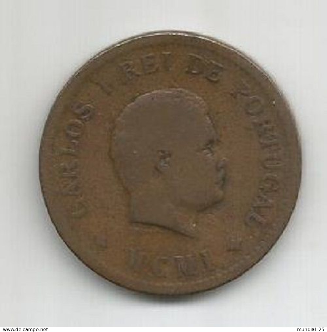 INDIA PORTUGUESE 1/2 TANGA 1901 D. CARLOS I - Indien