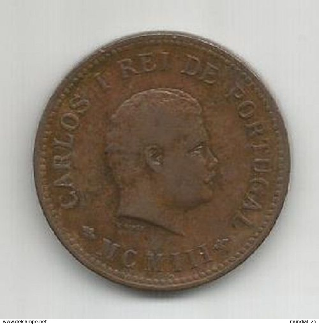 INDIA PORTUGUESE 1/2 TANGA 1903 D. CARLOS I - India