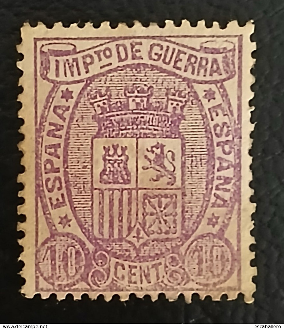 AÑO 1875 ESCUDO DE ESPAÑA SELLO NUEVO VALOR DE CATALOGO 28,00 EUROS - Ungebraucht