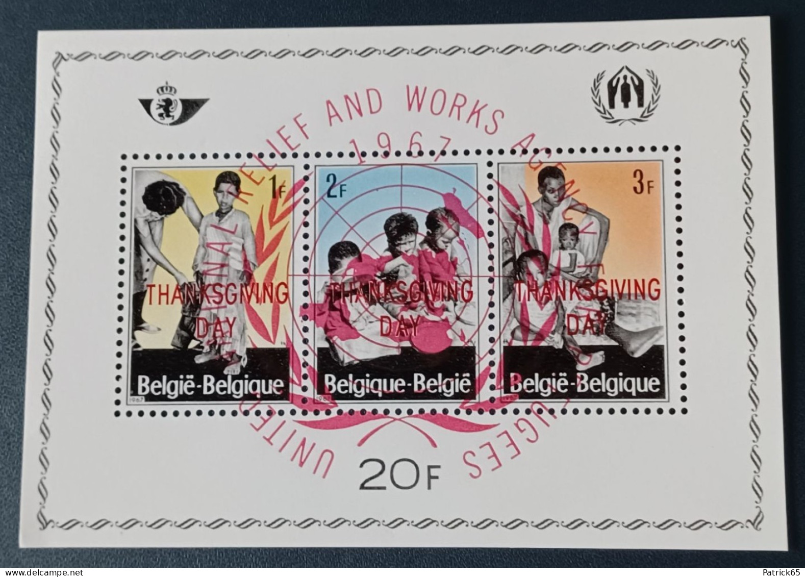 Belgie 1967 Prive Uitgave Obp.Pr.146 Opdruk Thanksgiving Day - MNH-Postfris - Private & Local Mails [PR & LO]