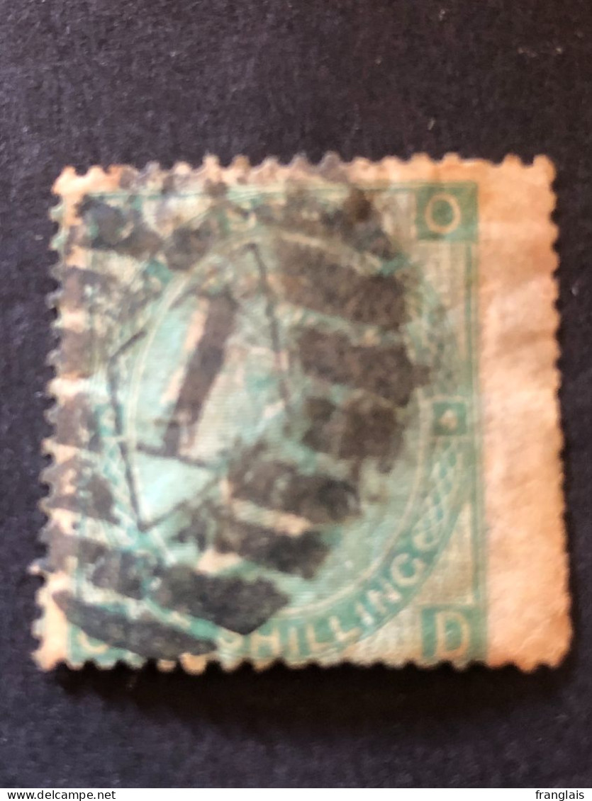 GB  SG 101b  1s Green Plate 4 Wmk 20b - Used Stamps