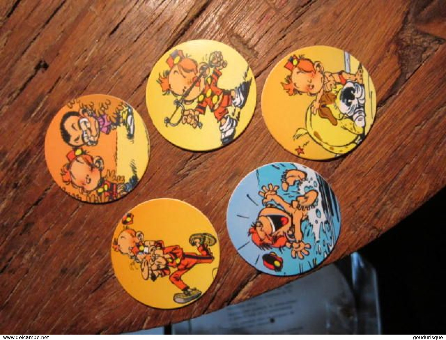 LE PETIT SPIROU 5 POGS BABYBEL   DUPUIS - Petit Spirou, Le